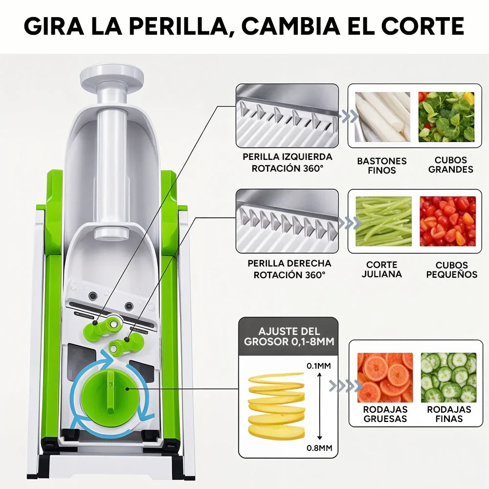 HomePrep™ Cortador de Verduras Ajustable