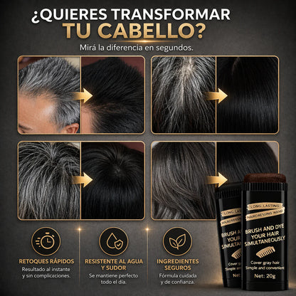 CoverHair™ Cubre Canas en Barra Instantáneo